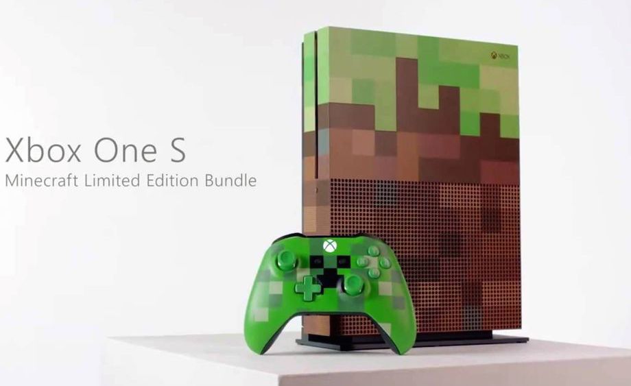 Mira el nuevo modelo de Xbox One S inspirado en Minecraft