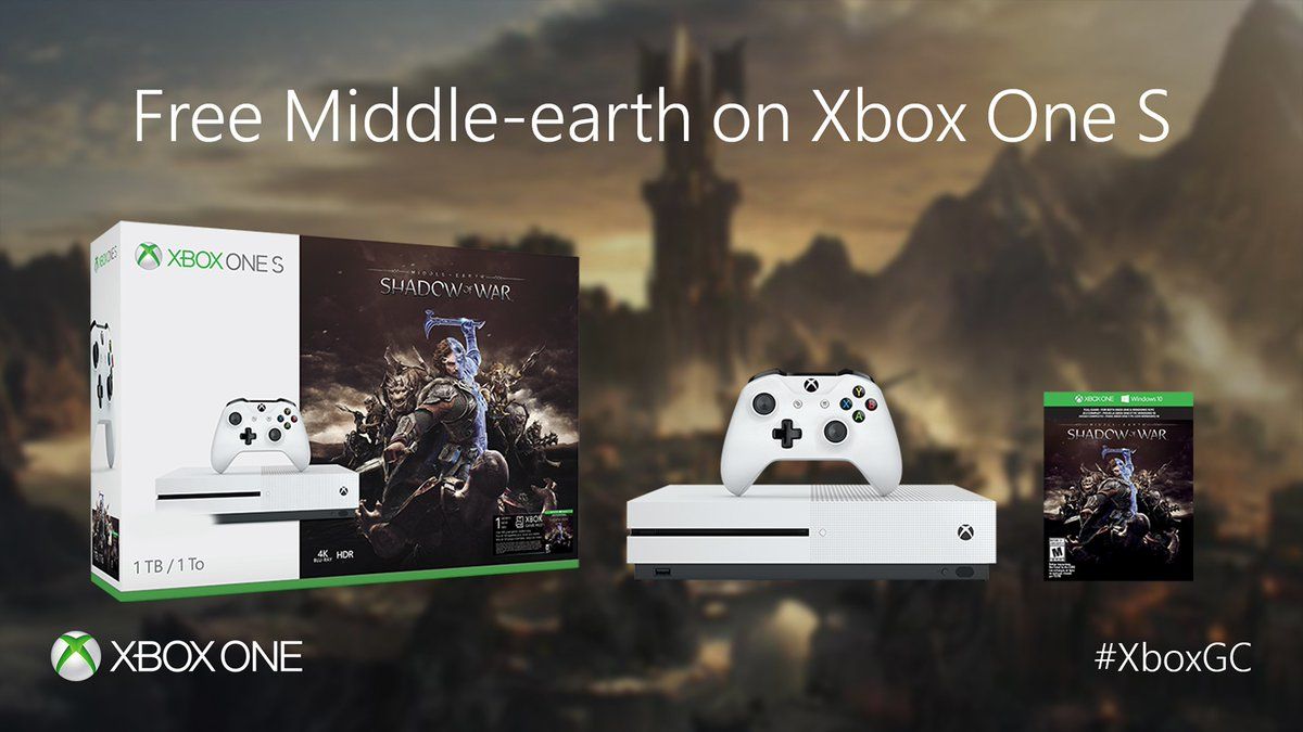Xbox One S contará con un bundle de Shadow of War