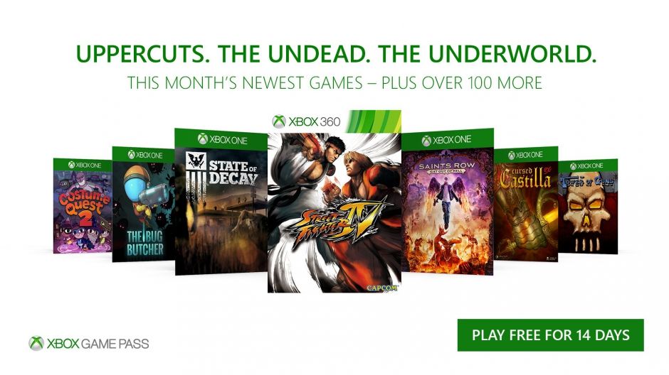 Nuevos juegos para octubre llegan al programa Xbox Game Pass