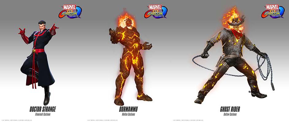Mira los trajes premium de Marvel vs. Capcom: Infinite