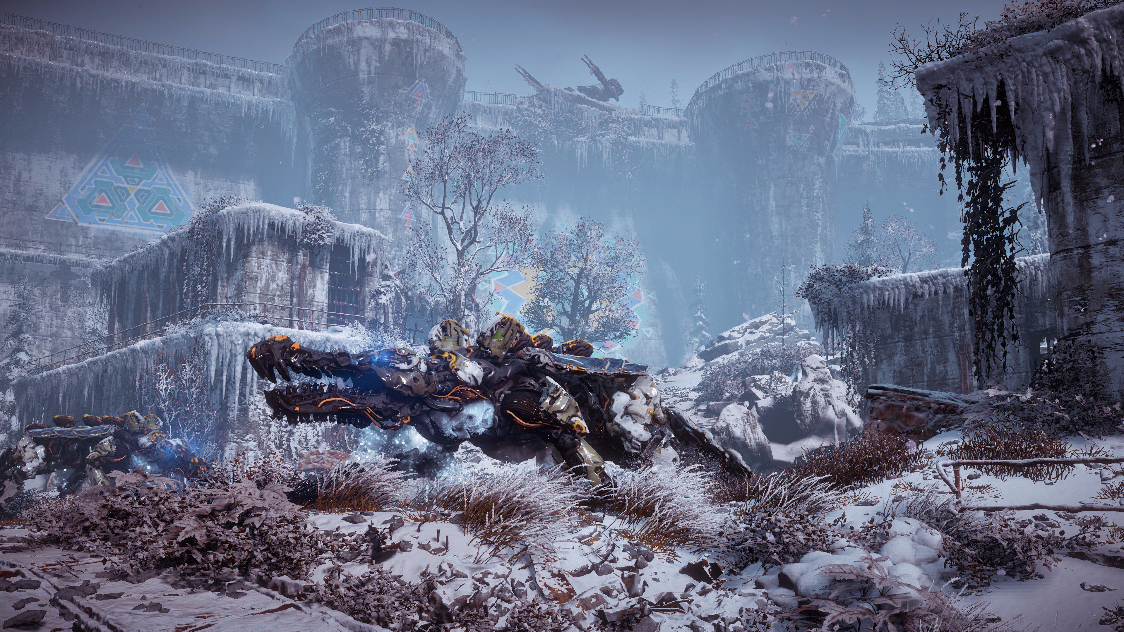 Mira cómo se ve The Frozen Wilds de Horizon: Zero Dawn a 4K re-escalado