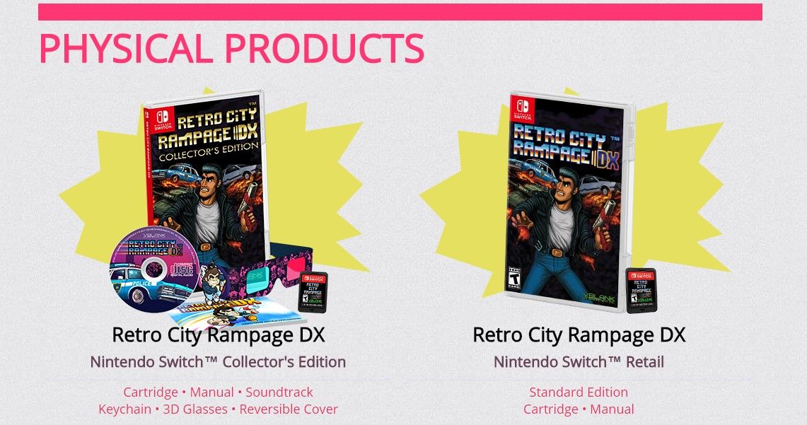 Se retrasa la edición de colección de Retro City Rampage DX