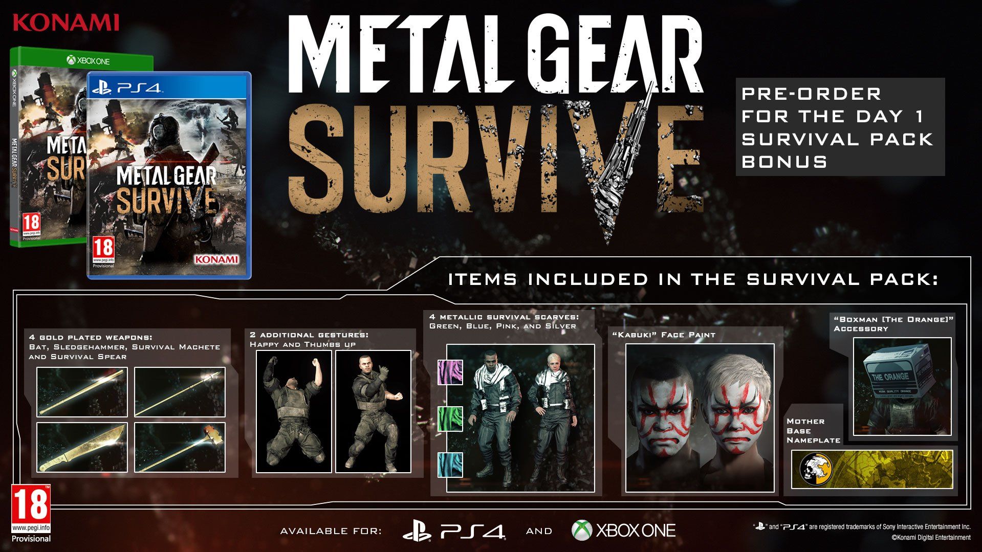 Metal Gear Survive confirma su fecha de lanzamiento
