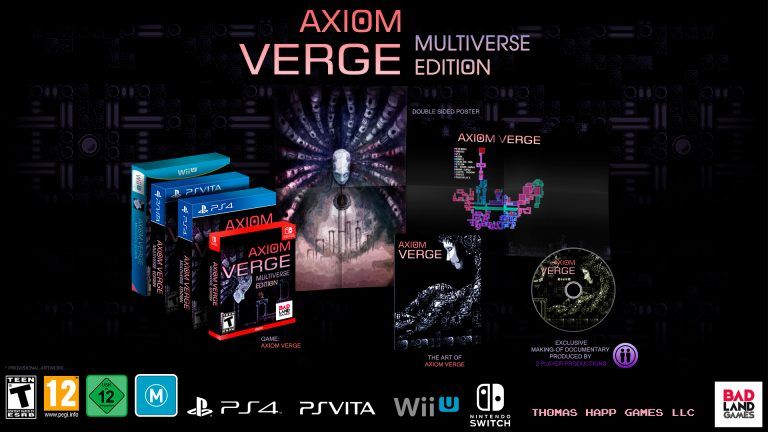 La edición física de Axiom Verge debutará este mismo mes