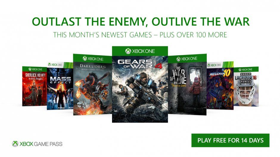 Gears of War 4 llegará a Xbox Game Pass