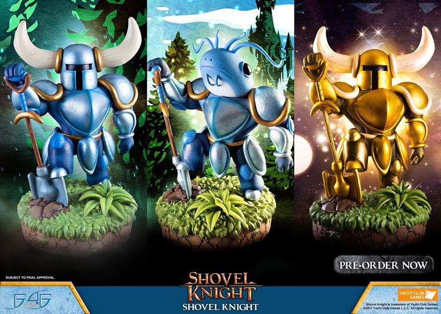 Lanzan una increíble figura de Shovel Knight