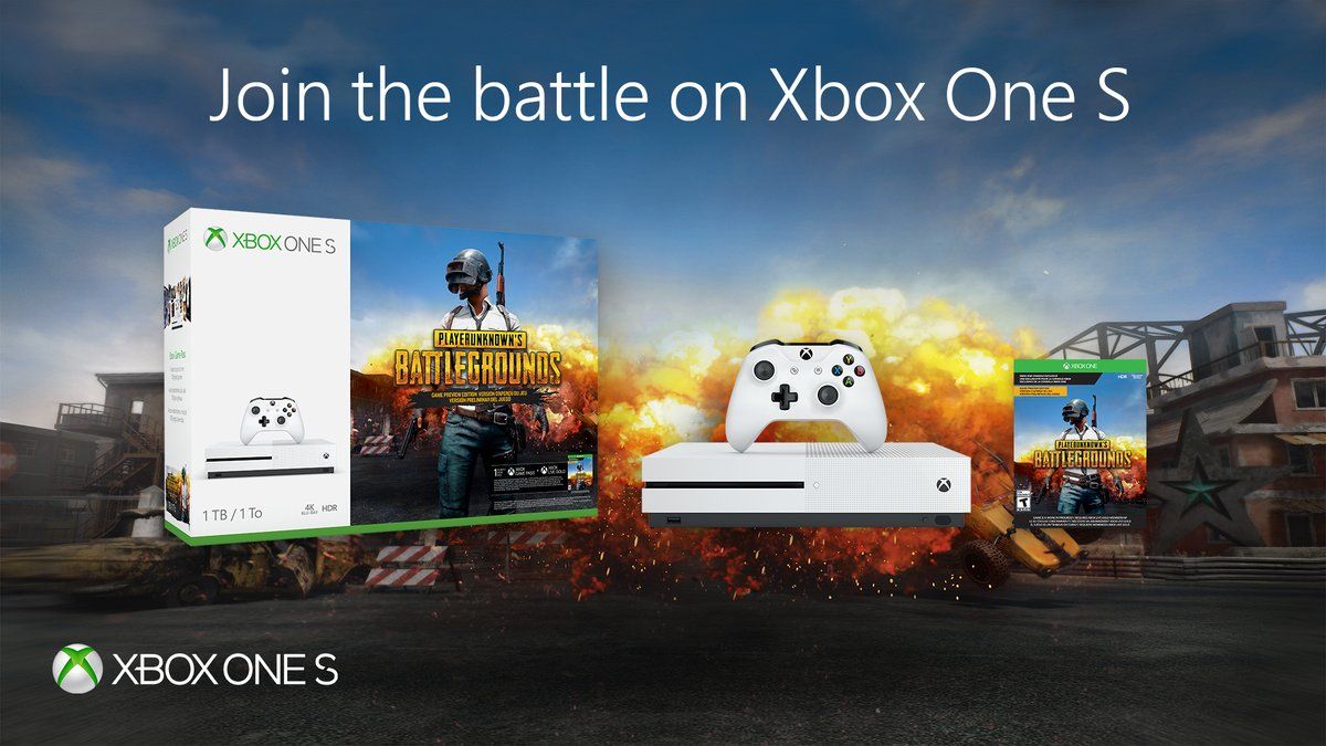Se anuncia el bundle de Xbox One S con PUBG