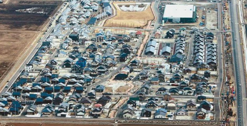 Primer pueblo Japonés en ser construido sobre las ruinas del Tsunami