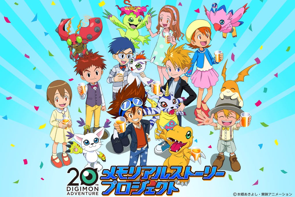 Digimon Adventure Story Memorial Project anuncia cinco cortos animados