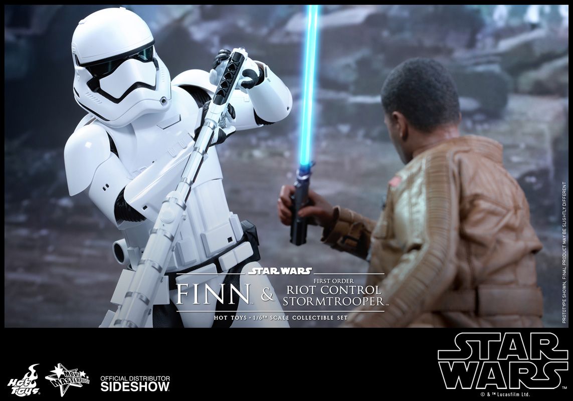 Hot Toys nos presenta las increíbles figuras de Finn y First Order Riot Control Stormtrooper