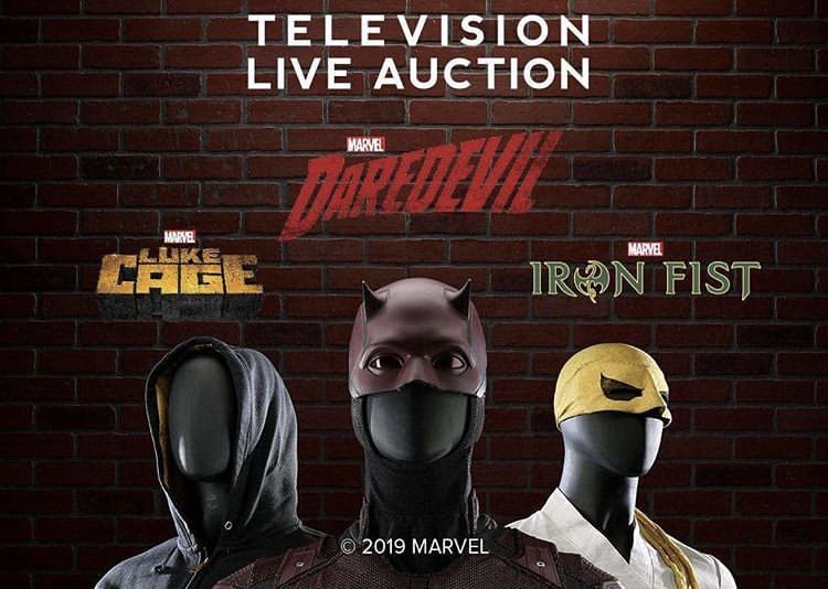 Marvel subastará los trajes de Daredevil, Luke Cage e Iron Fist