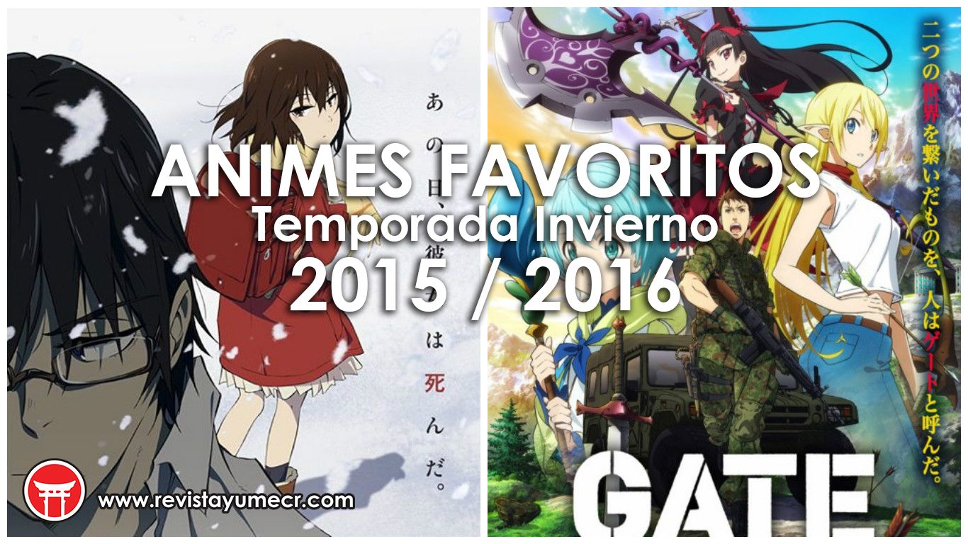 [Resultados] Animes Favoritos – Temporada de Invierno 2015/2016