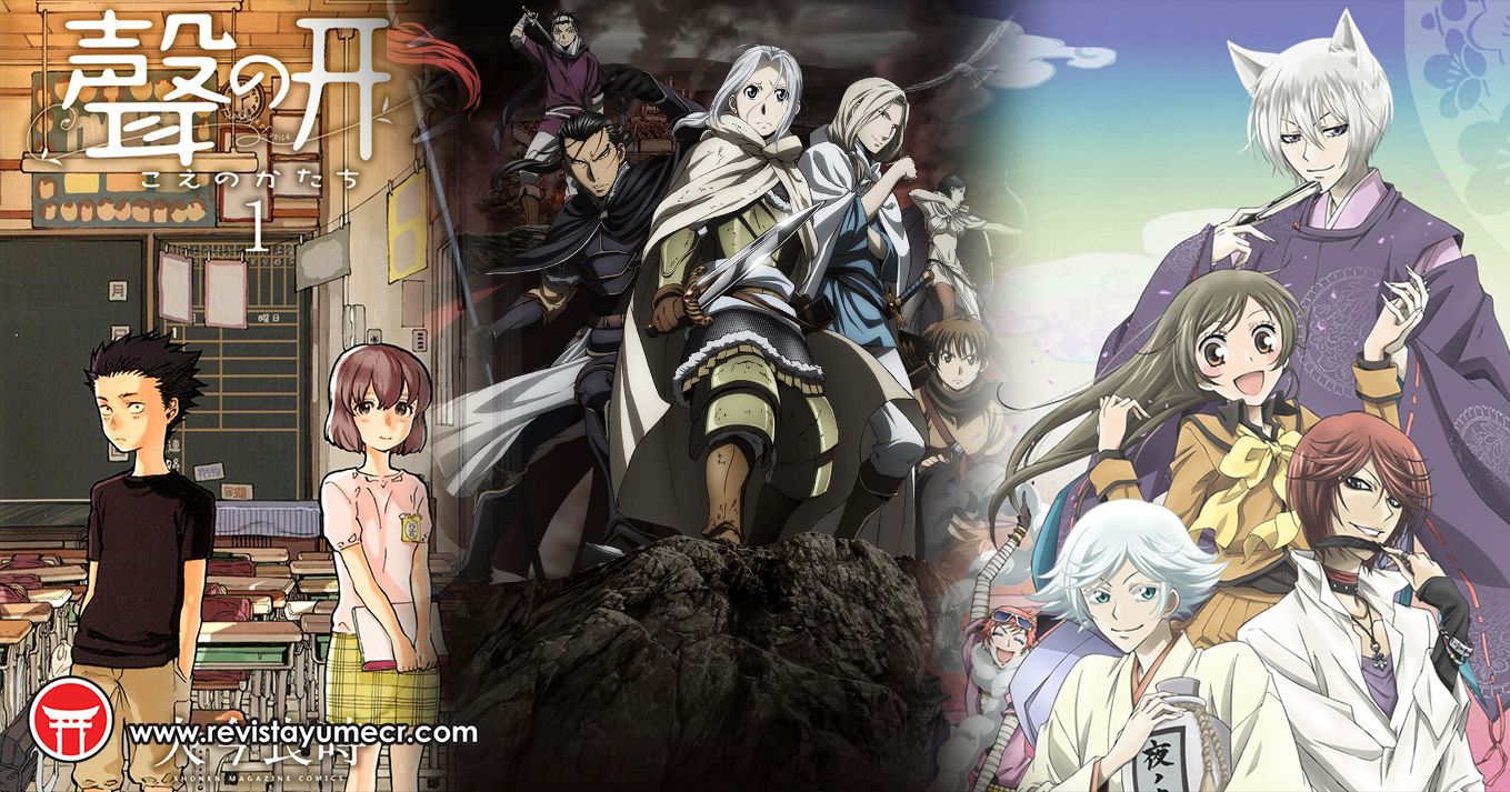 Noticias de anime – Arslan Senki, Kamisama Hajimemashita, Koe no Katachi y más