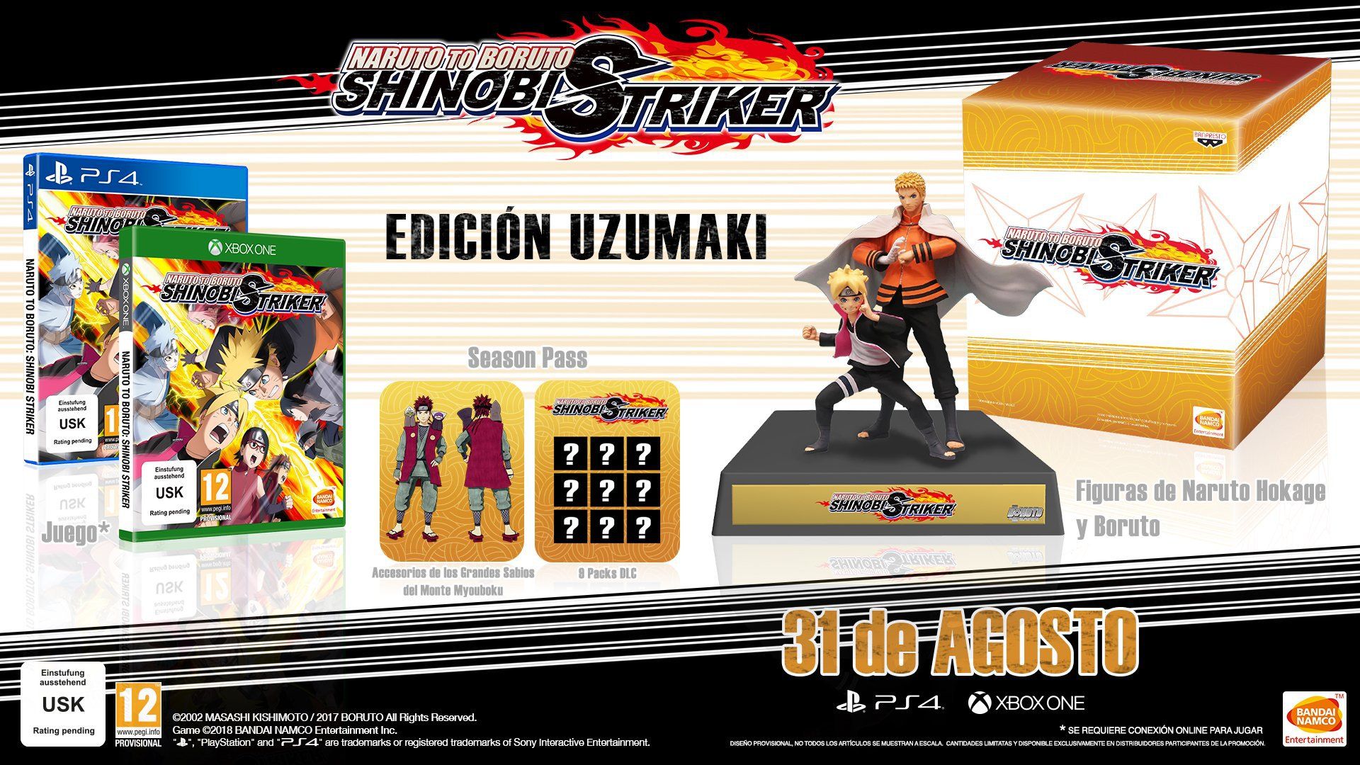 Naruto to Boruto: Shinobi Striker estará disponible el 31 de agosto en Occidente