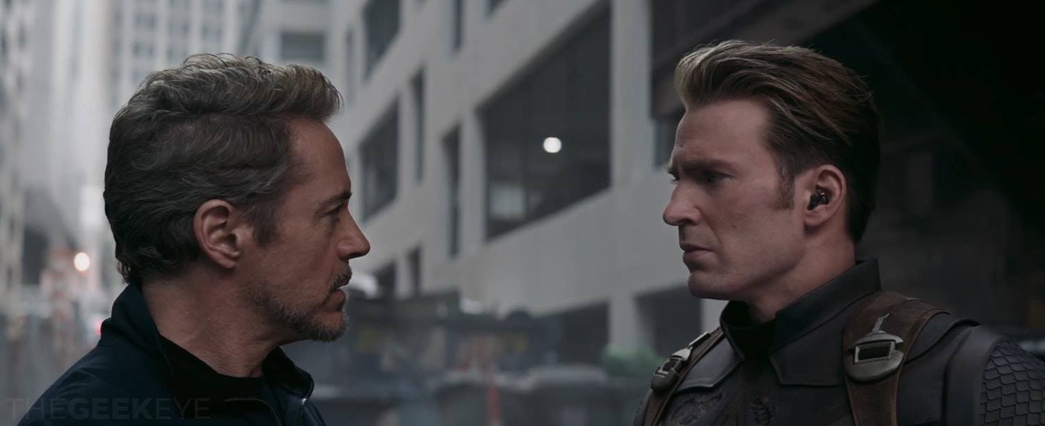 La escena del reencuentro de Stark y Rogers no aparecerá en “Avengers: Endgame”