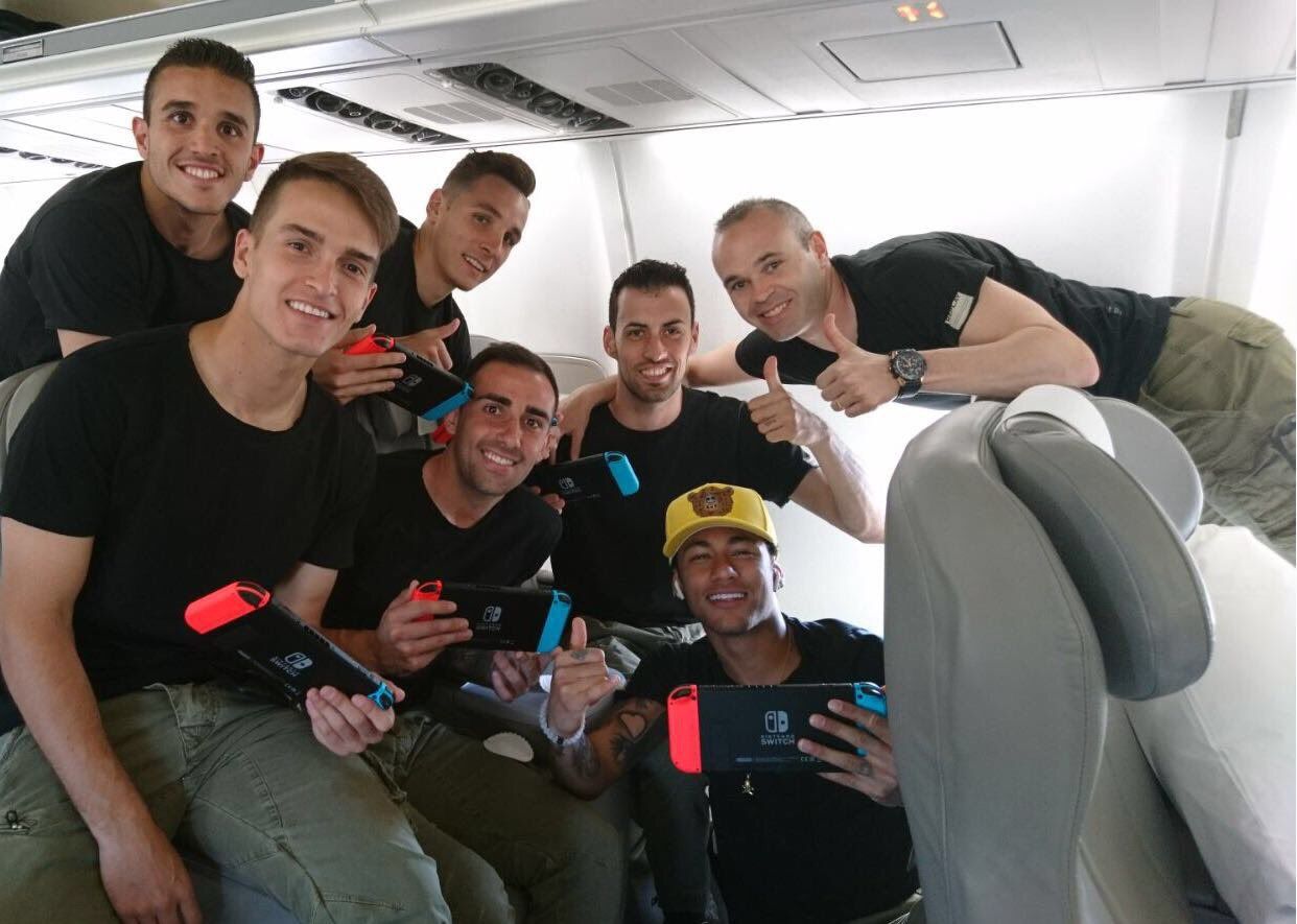 Una excelente forma de promocionar Nintendo Switch y Mario Kart 8 Deluxe con el F.C. Barcelona