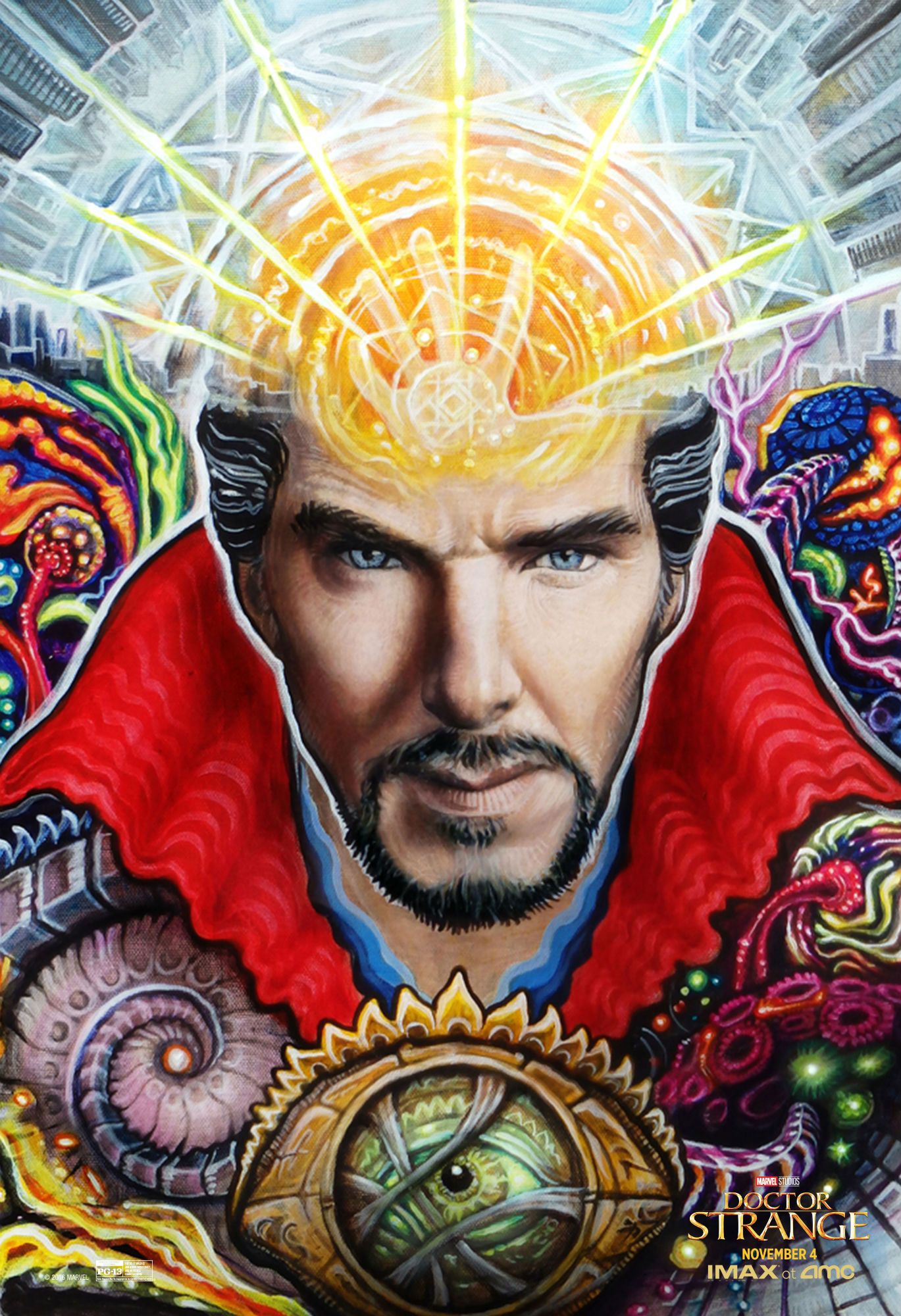 Mira los exclusivos pósters que brillan en la oscuridad de Doctor Strange