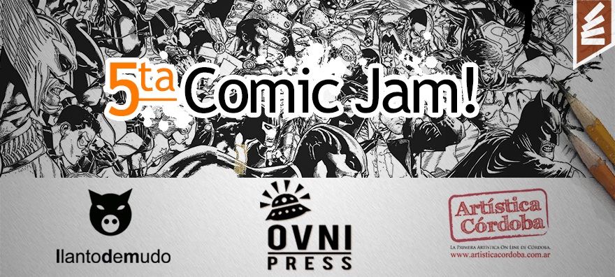 Comic Jam – 5ta Edición en Estudio Caburé, Córdoba