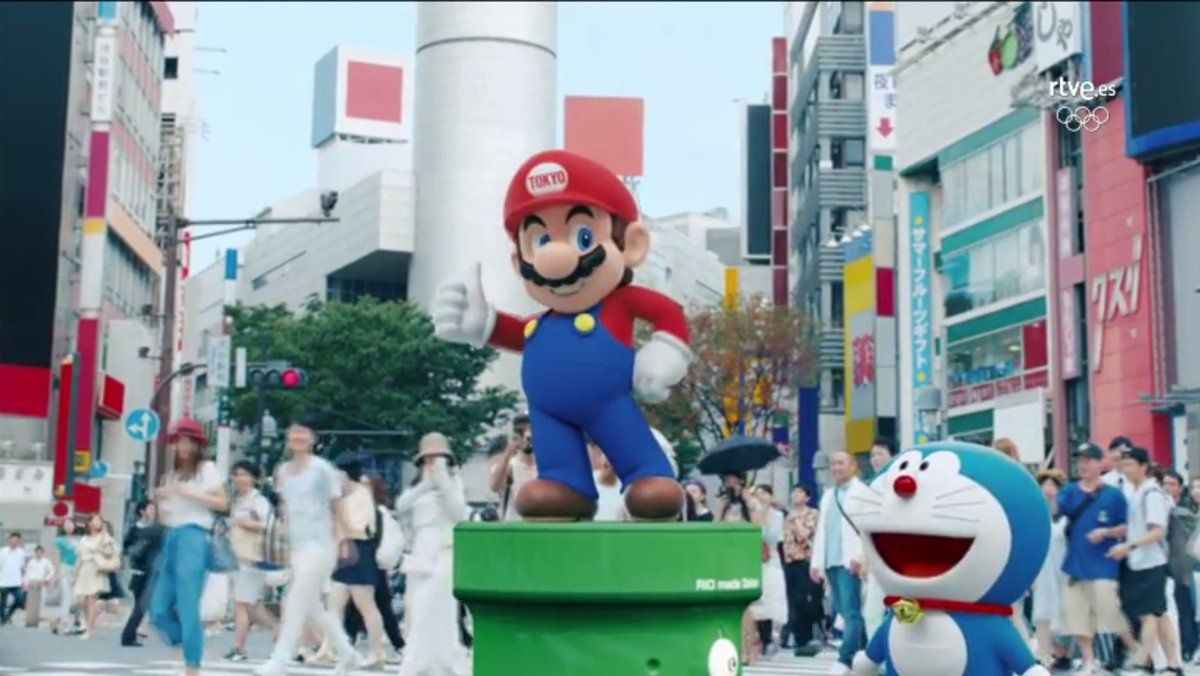 ¿Viste la presentación de los Juegos Olímpicos de Tokyo 2020 con Super Mario Bros.?