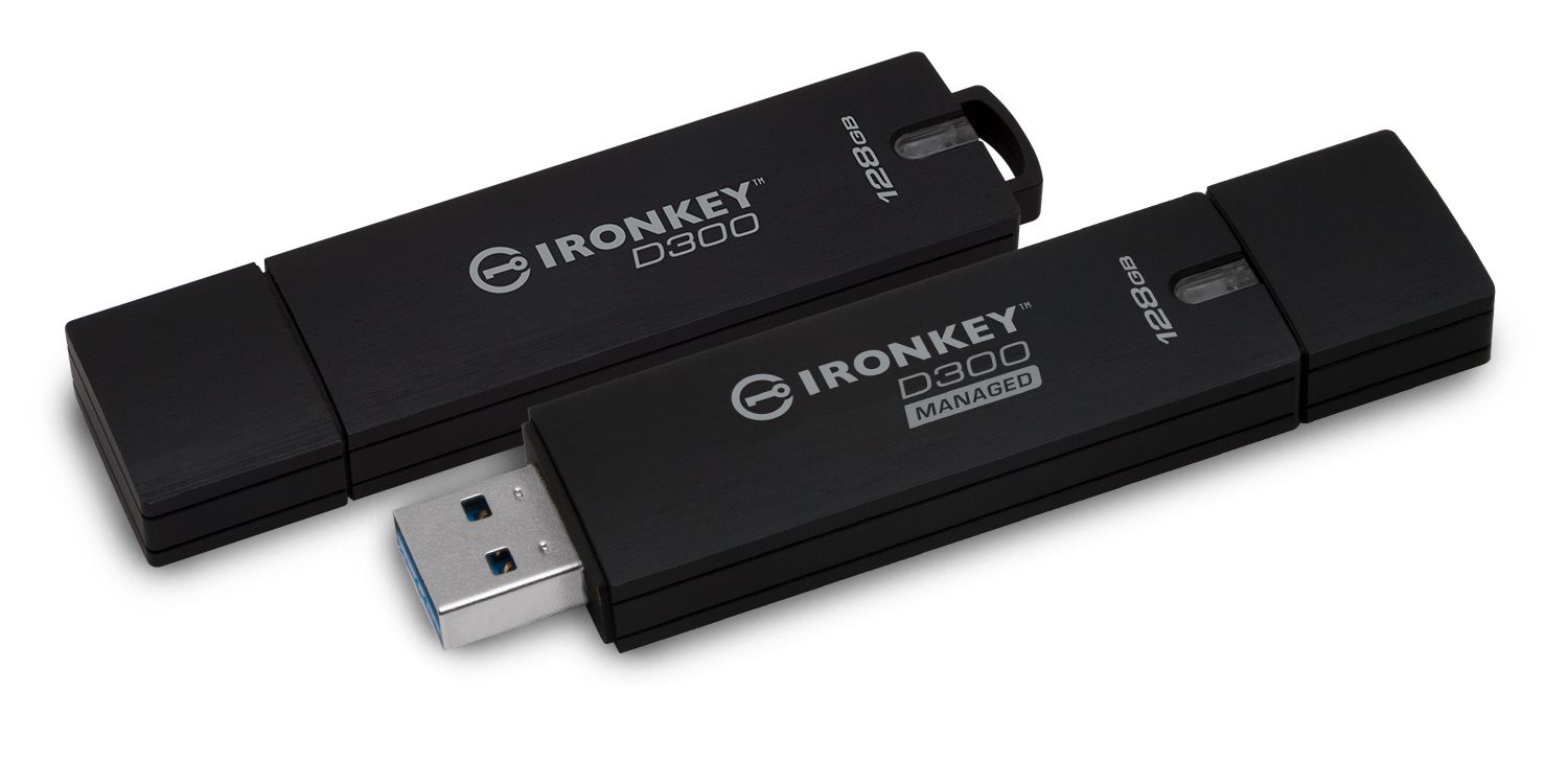 Kingston lanza unidades Flash USB encriptadas IronKey D300 e IronKey D300 Managed