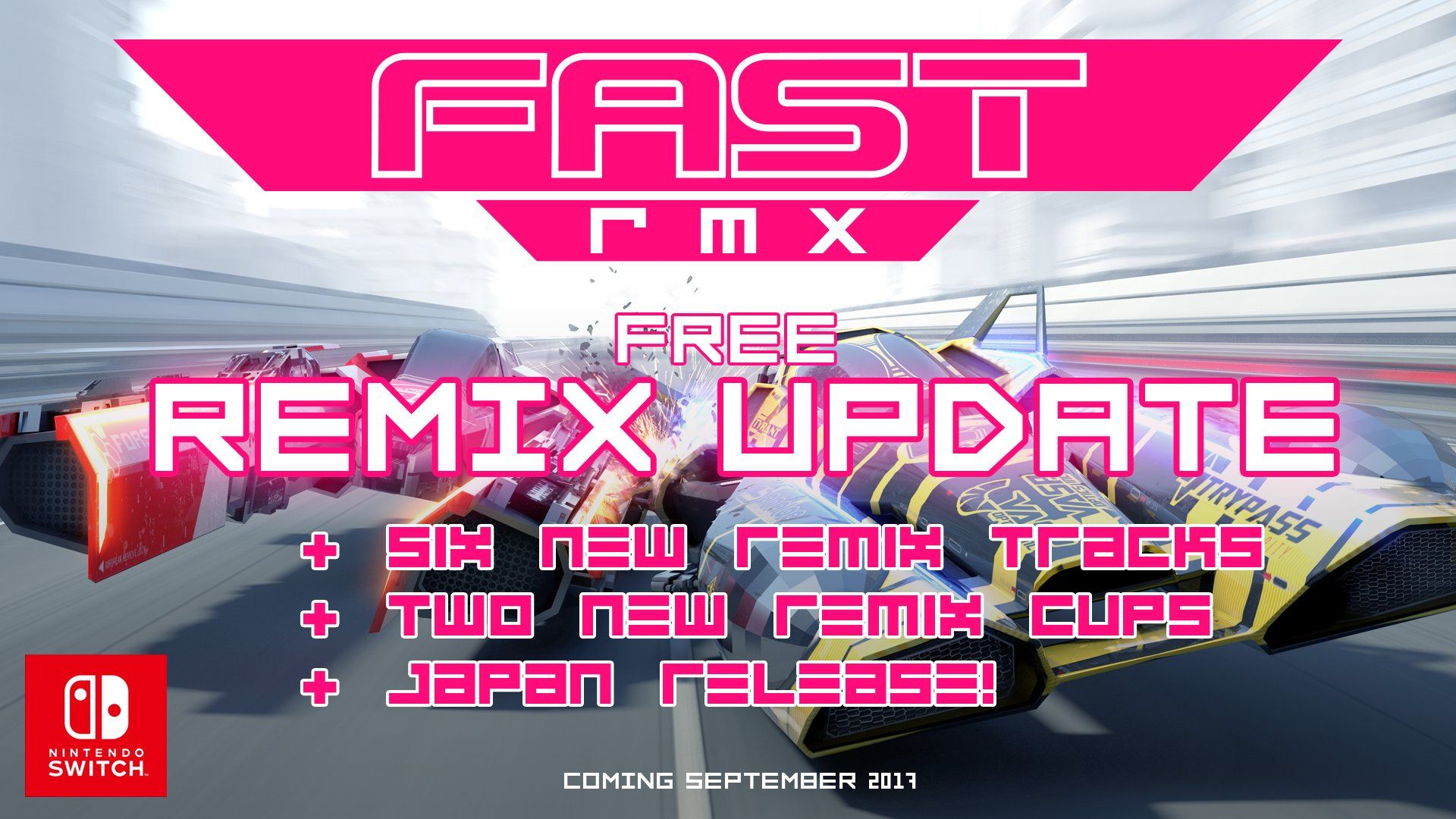 FAST RMX recibirá una nueva actualización en Nintendo Switch