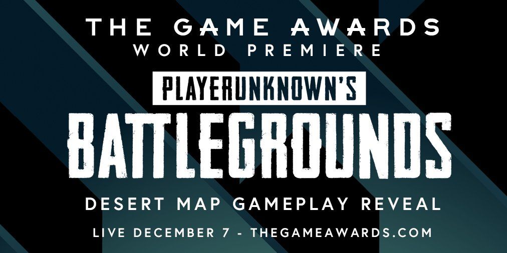 The Game Awards mostrará el nuevo mapa de PlayerUnknown’s