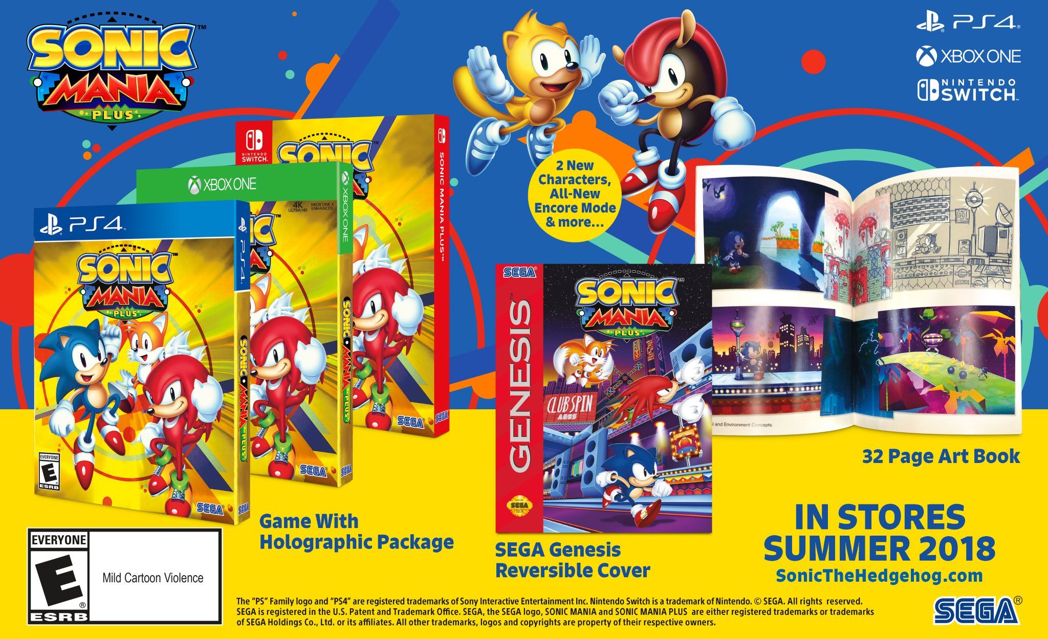 SEGA anuncia oficialmente Sonic Mania Plus