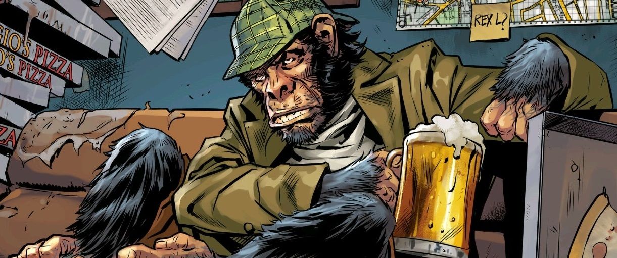 Scott Snyder y… Detective Chimp? ¿Y ese quién es?