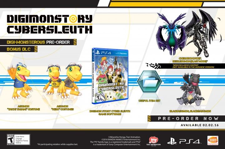 Digimon Story: Cyber Sleuth se lanzará el próximo 2 de febrero en América