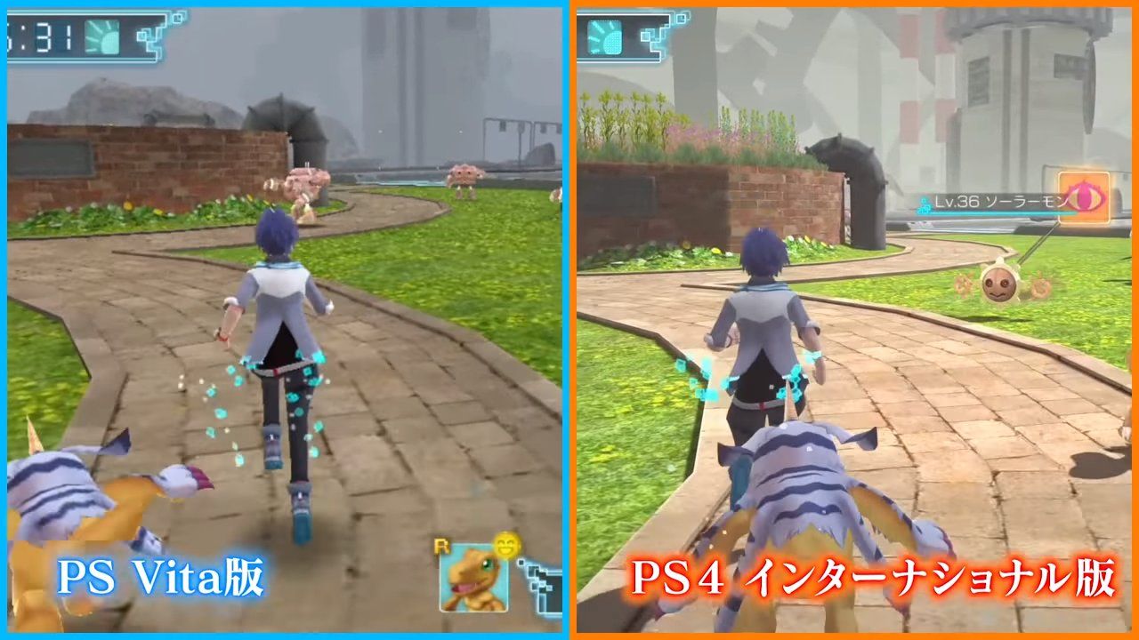 Mira el vídeo de Digimon World: Next Order comparado entre PlayStation 4 y PSVita