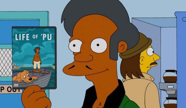 Apu se queda en Los Simpsons