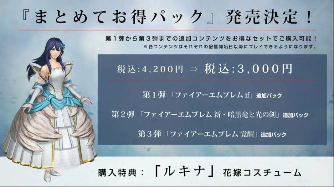 Koei Tecmo revela sus planes de lanzamiento de DLC para Fire Emblem Warriors