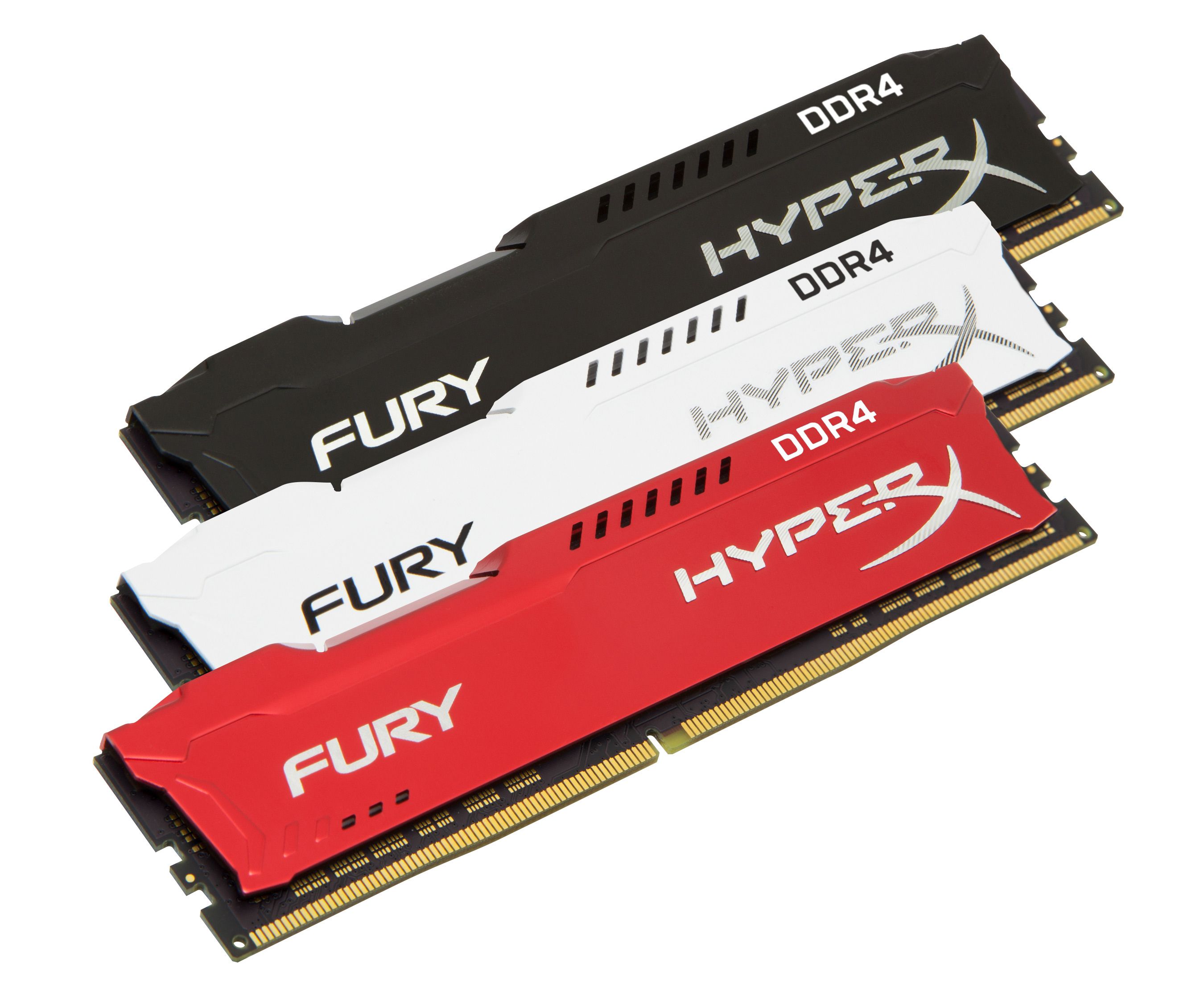 HyperX expande su línea de memoria FURY DDR4 con overclocking automático plug-and-play de hasta 2666MHz