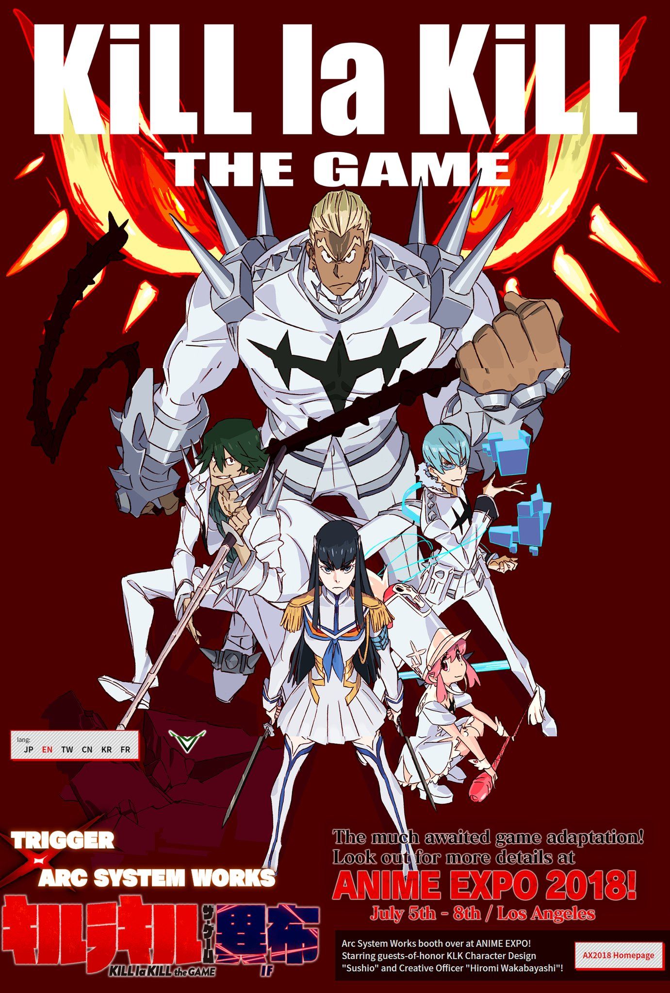 Kill la Kill tendrá un juego de acción desarrollado por Arc System Works para 2019