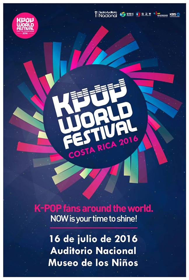 El K-Pop World Festival Costa Rica 2016 hará vibrar al Auditorio Nacional este fin de semana