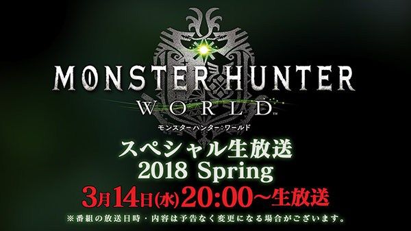 Monster Hunter: World tendrá una emisión especial el 14 de marzo
