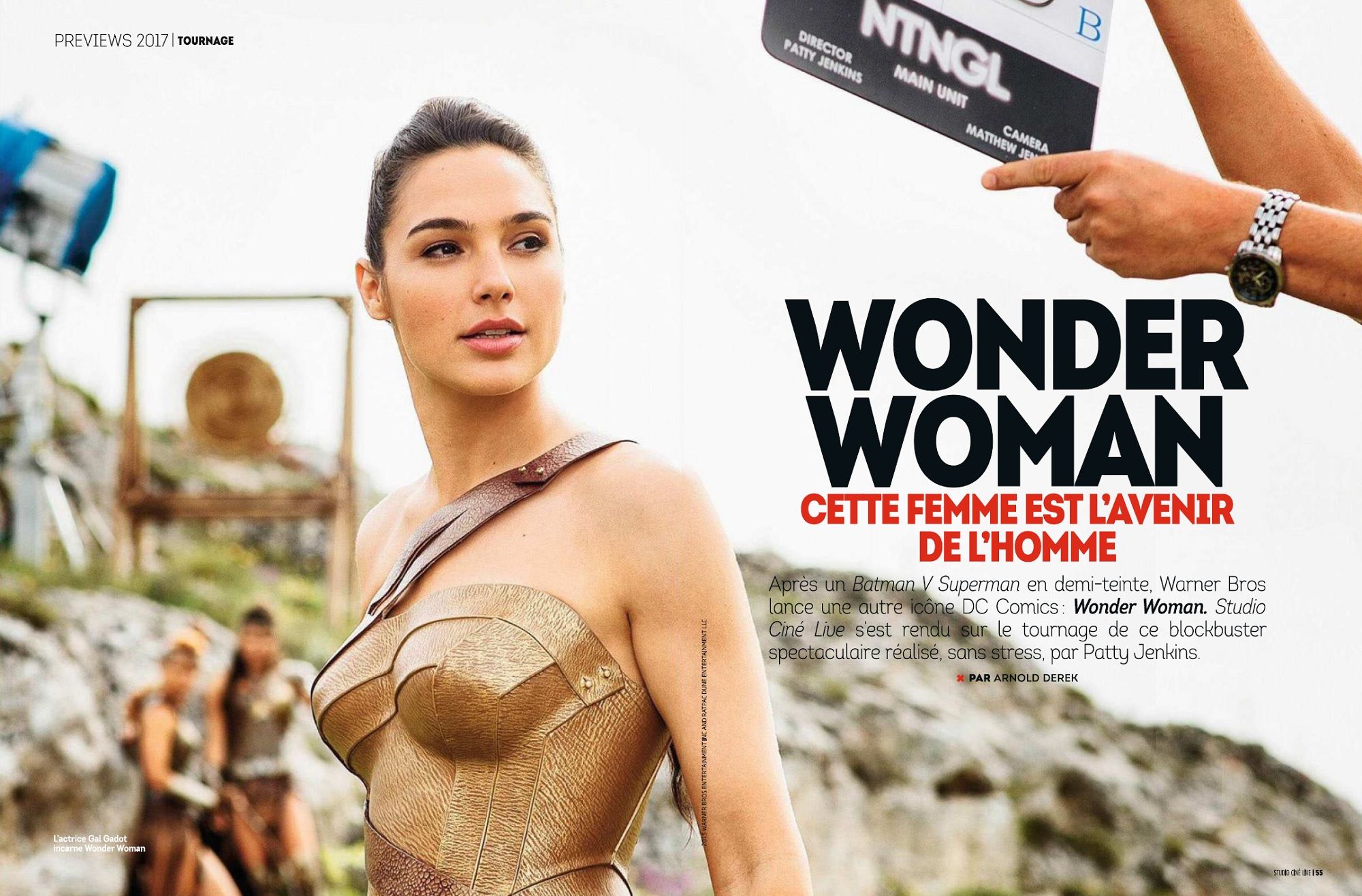 Se revela el villano de Wonder Woman y algunas fotos de su rodaje