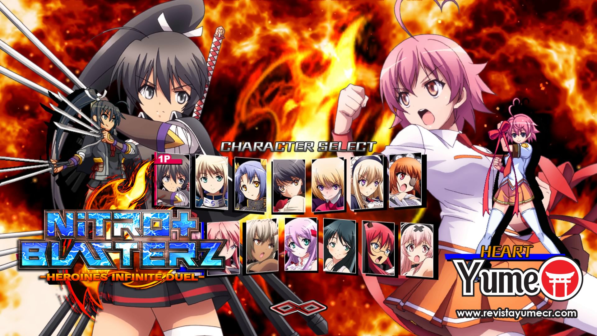 [GAMEPLAY] Nitroplus Blasterz: Heroines Infinite Duel se lanzó ayer en Steam