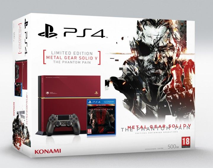 Nueva PS4 edición Metal Gear Solid V: The Phantom Pain y su libro de guía ya anunciados
