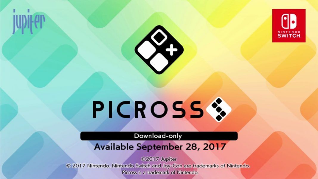 Picross S para Nintendo Switch se muestra en un vídeo de juego