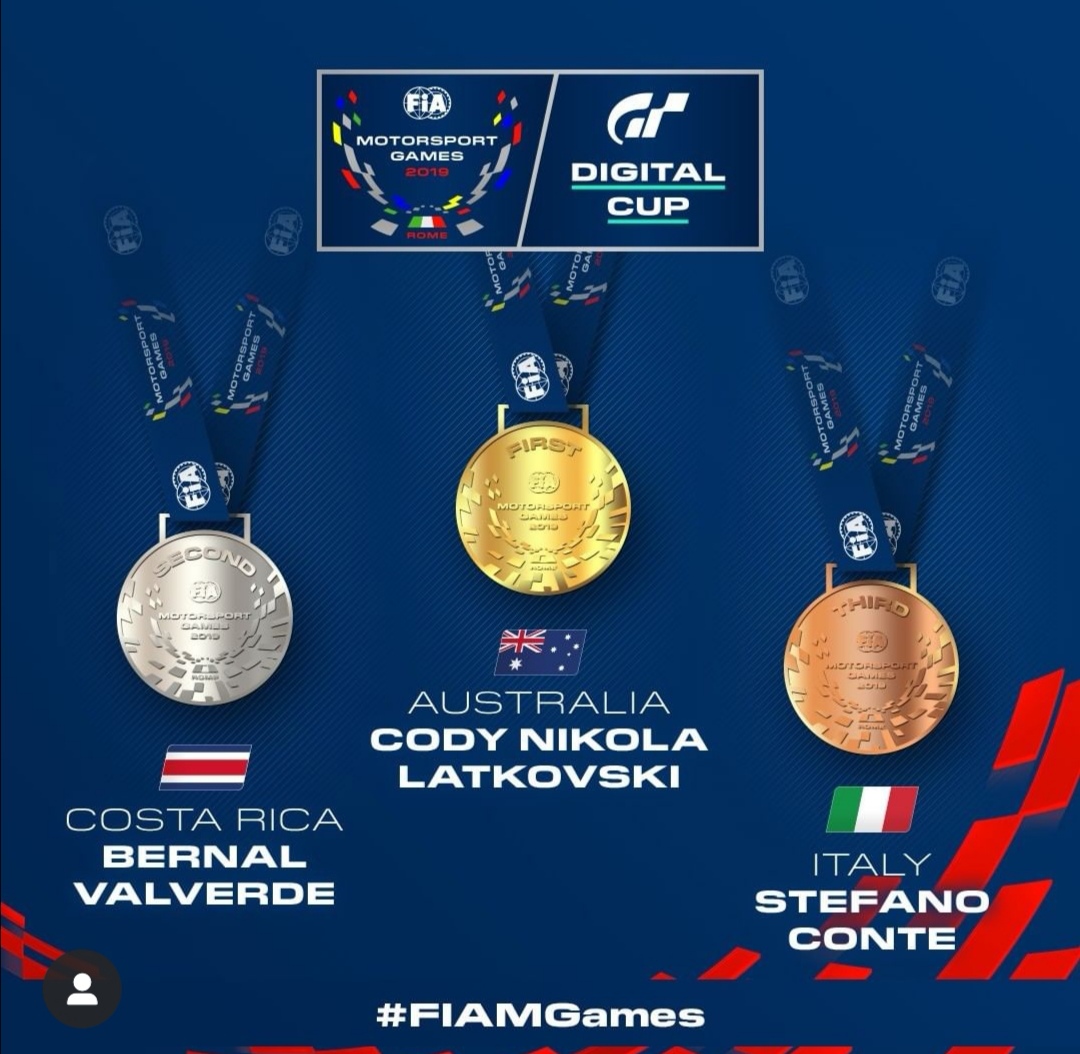 Costa Rica obtuvo la Medalla de Plata en los FIA Motorsports Games