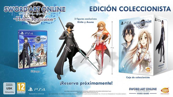 Se anuncia la edición coleccionista de Sword Art Online: Hollow Realization para Europa