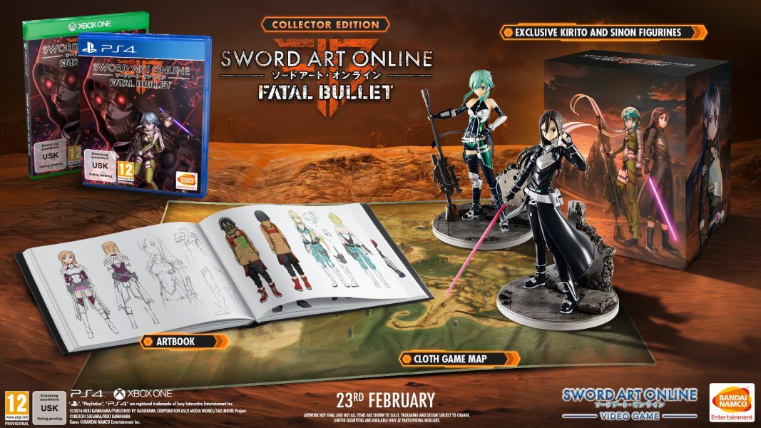 Sword Art Online: Fatal Bullet llegará el 23 de febrero a PlayStation 4, Xbox One y PC en occidente