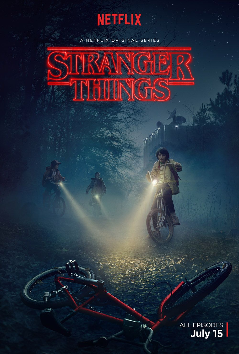 Arte principal de Stranger Things, nueva serie cortesía de Netflix
