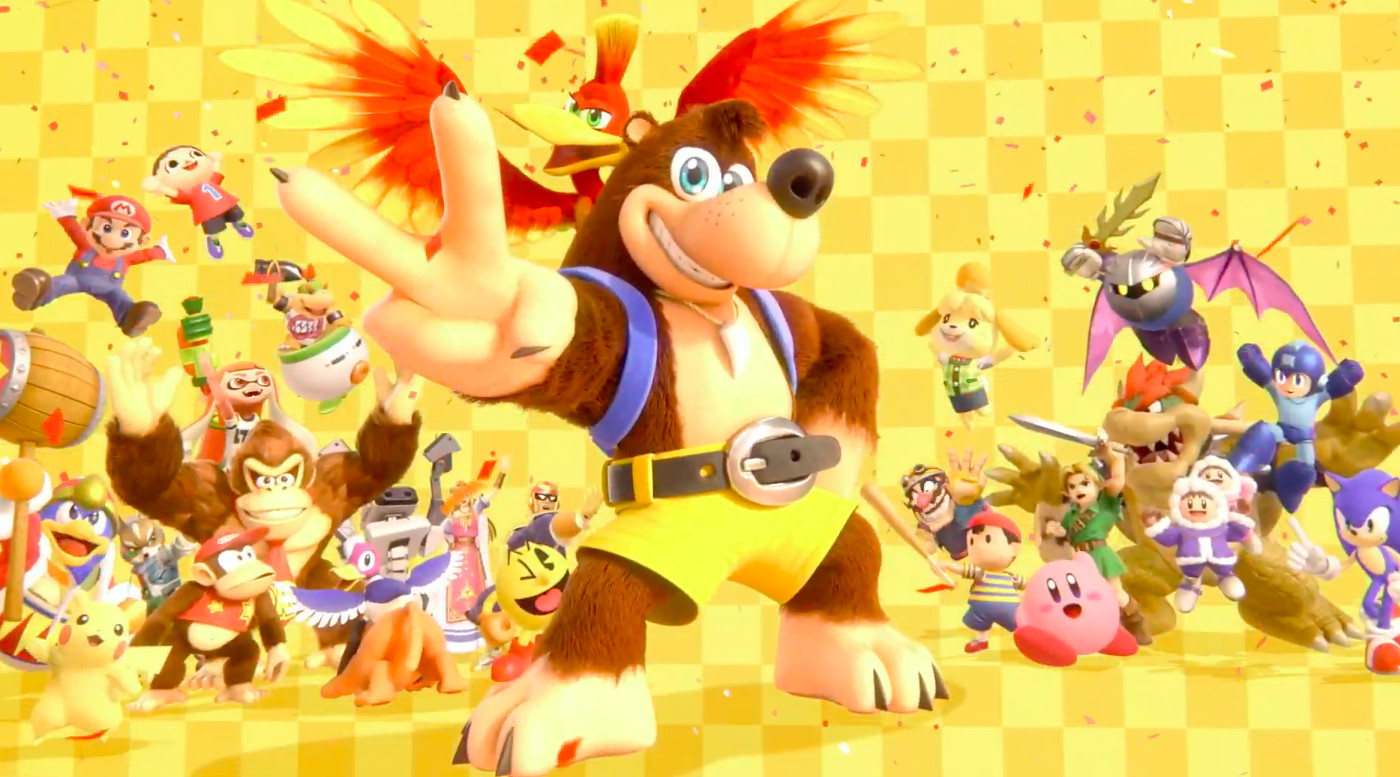 DLC de Smash agrega a Banjo-Kazooie y al Héroe de Dragon Quest
