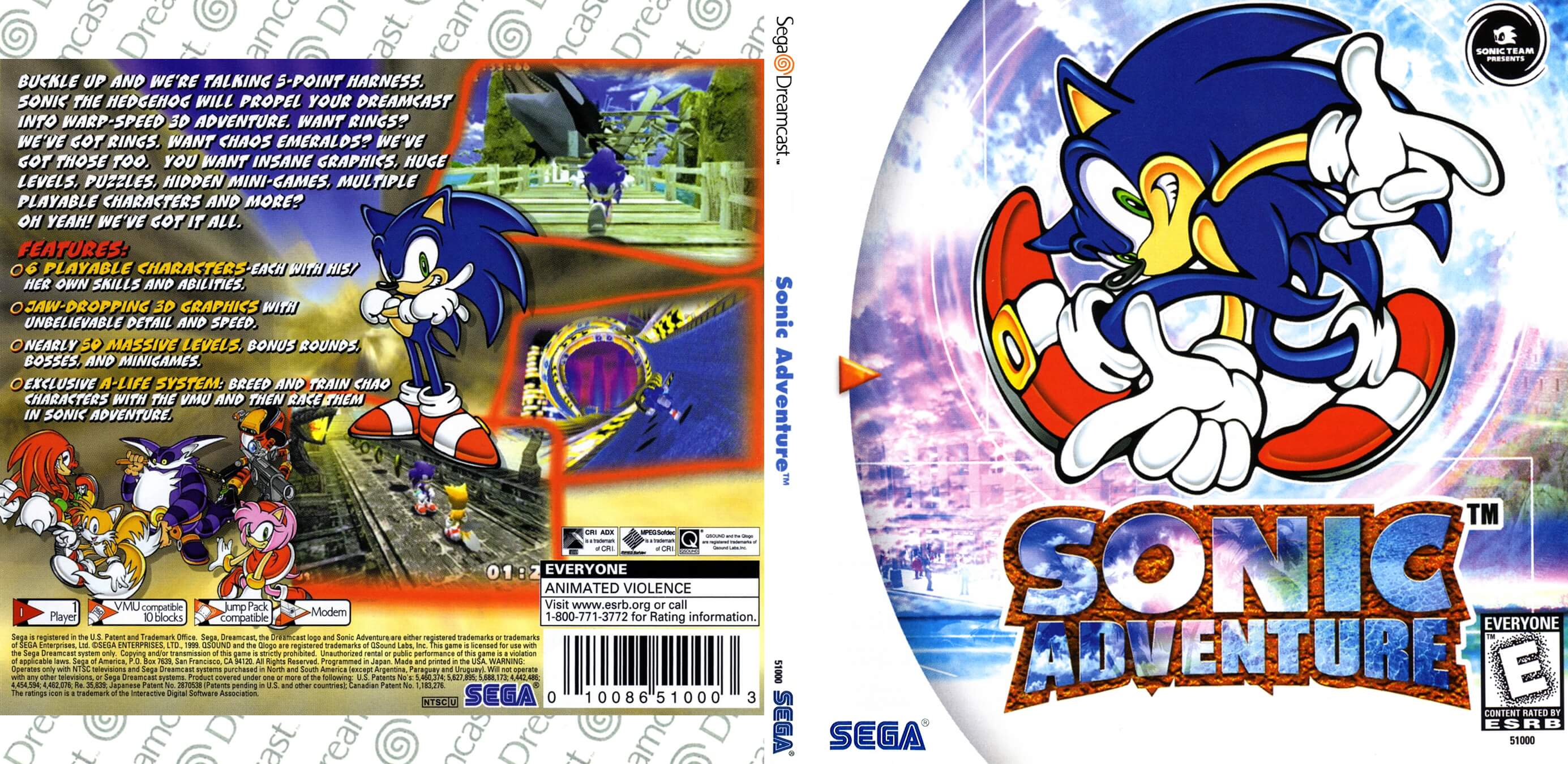 Sega ve complicado el desarrollar Sonic Adventure 3