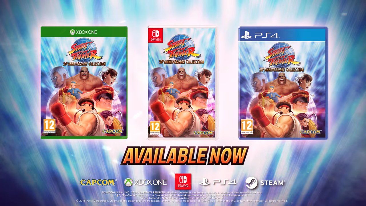 Street Fighter 30th Anniversary Collection muestra su tráiler de lanzamiento