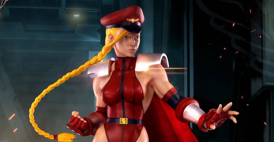 Mira esta impresionante figura de Shadaloo Cammy de Street Fighter