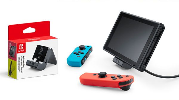 Nintendo lanza un soporte regulable para cargar Nintendo Switch