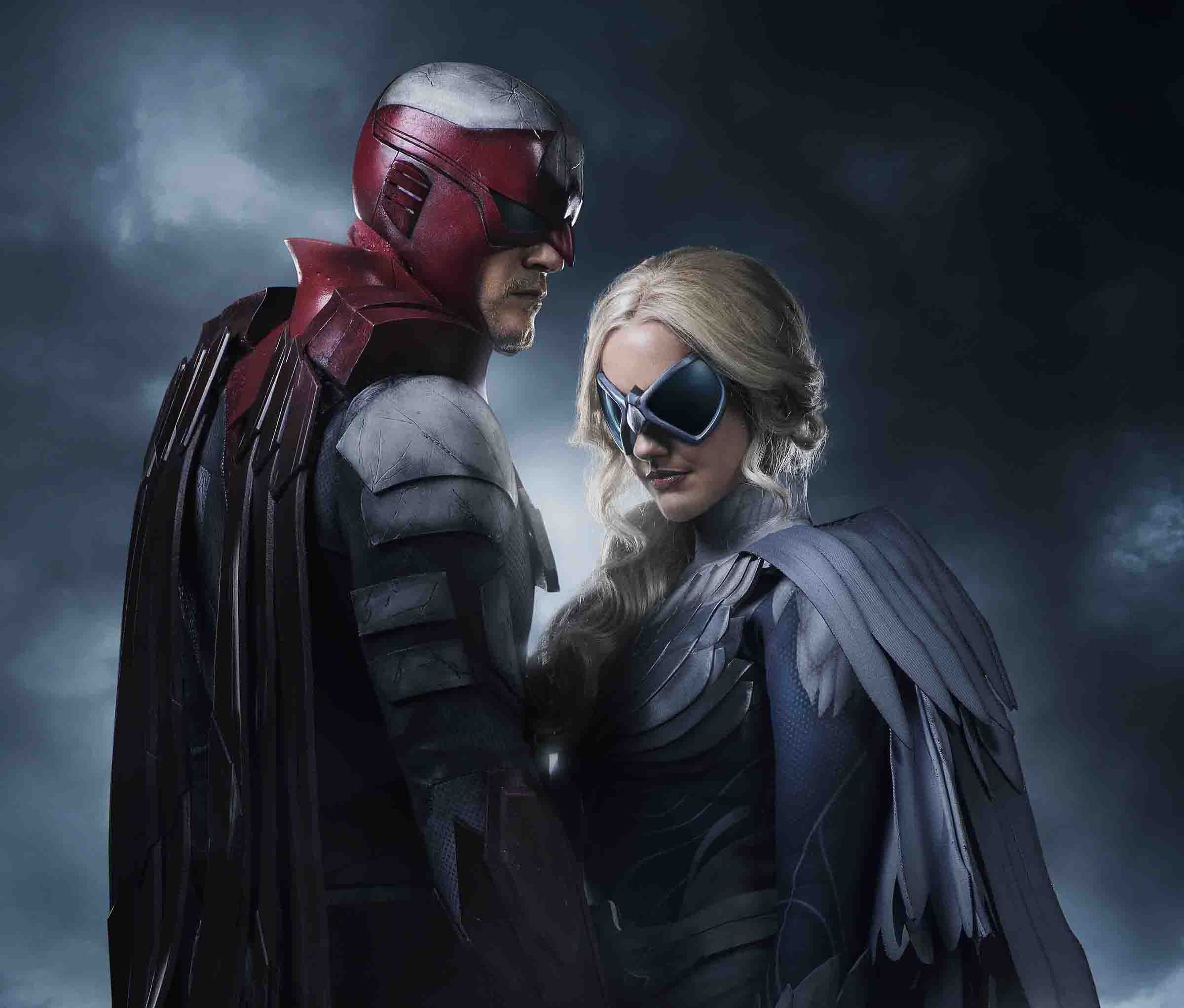 Dale el primer vistazo a Hawk y Dove en Titans